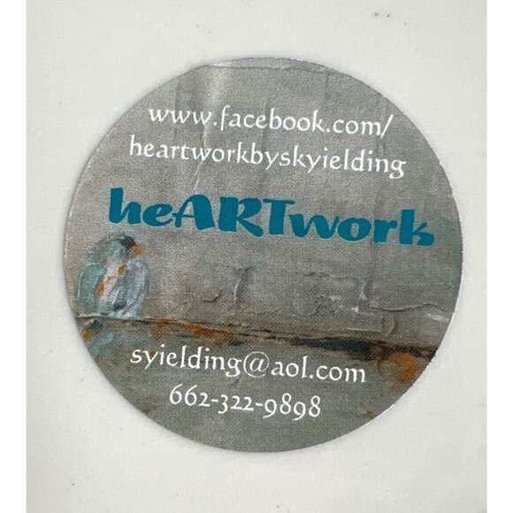 Jeremiah 29:11 Hand-Painted Decorative Plate Wreath "A Hope And A Future" Verse - Picture 3 of 4